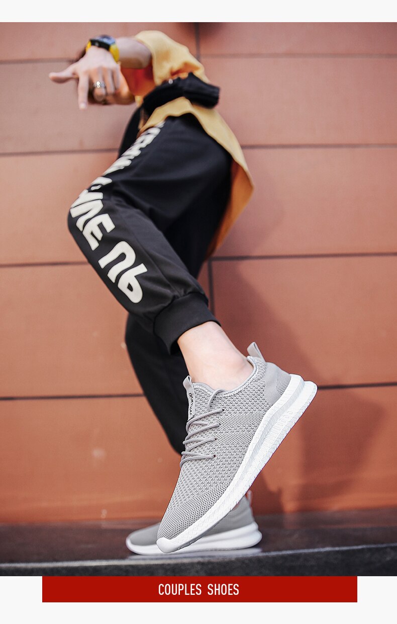Shoes Men's Sneakers Breathable Gym Casual Light Walking Footwear Zapatillas Hombre