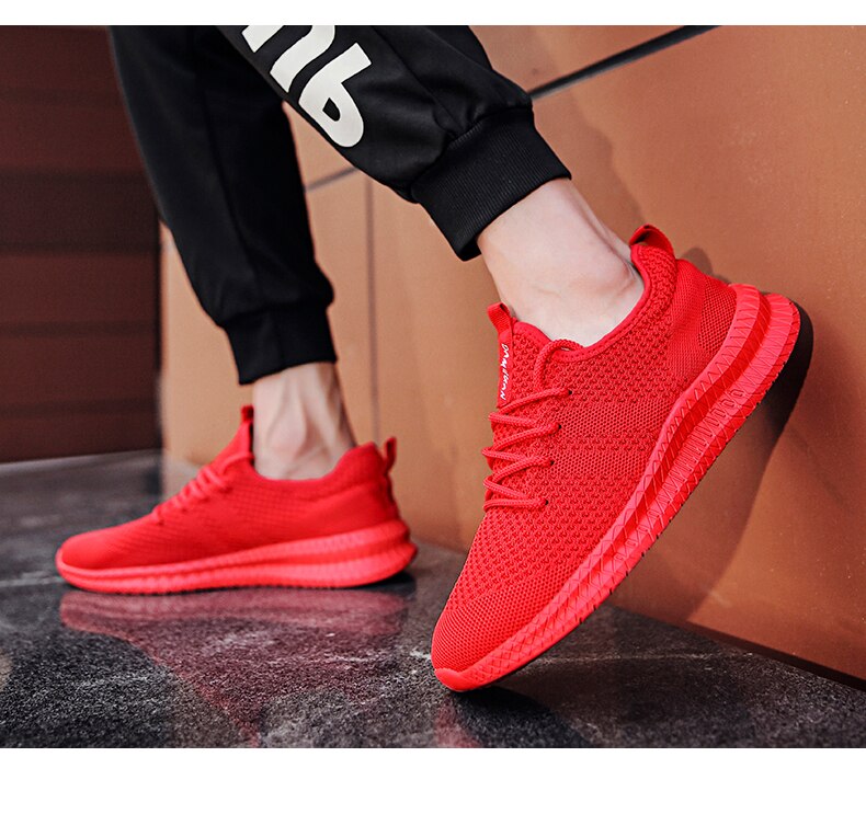 Shoes Men's Sneakers Breathable Gym Casual Light Walking Footwear Zapatillas Hombre