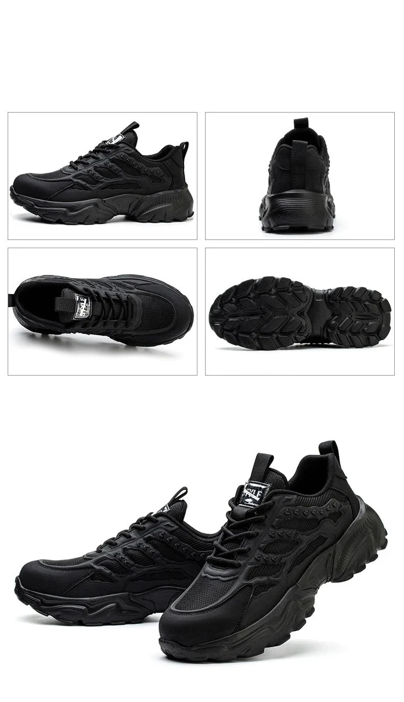Newest Safety Shoes For Men's Women Puncture Proof Industrial Work Boots Steel Toe Anti-smash Indestructible Footwear