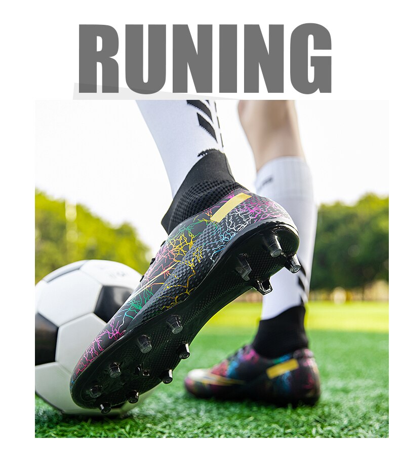 Men's Football Boots Professional Shoes for Kids Outdoor Breathable Soccer Society Indoor Soccer
