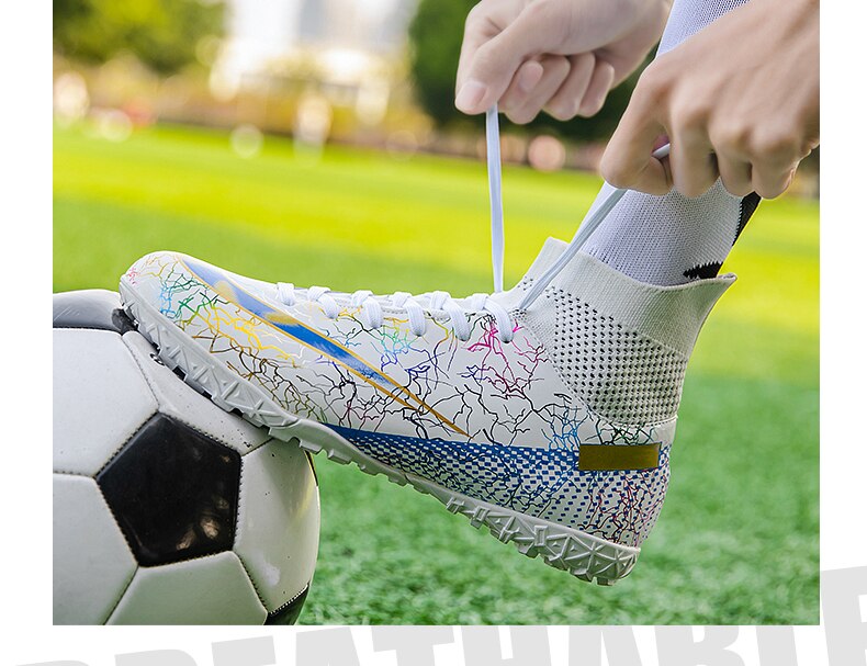Men's Football Boots Professional Shoes for Kids Outdoor Breathable Soccer Society Indoor Soccer