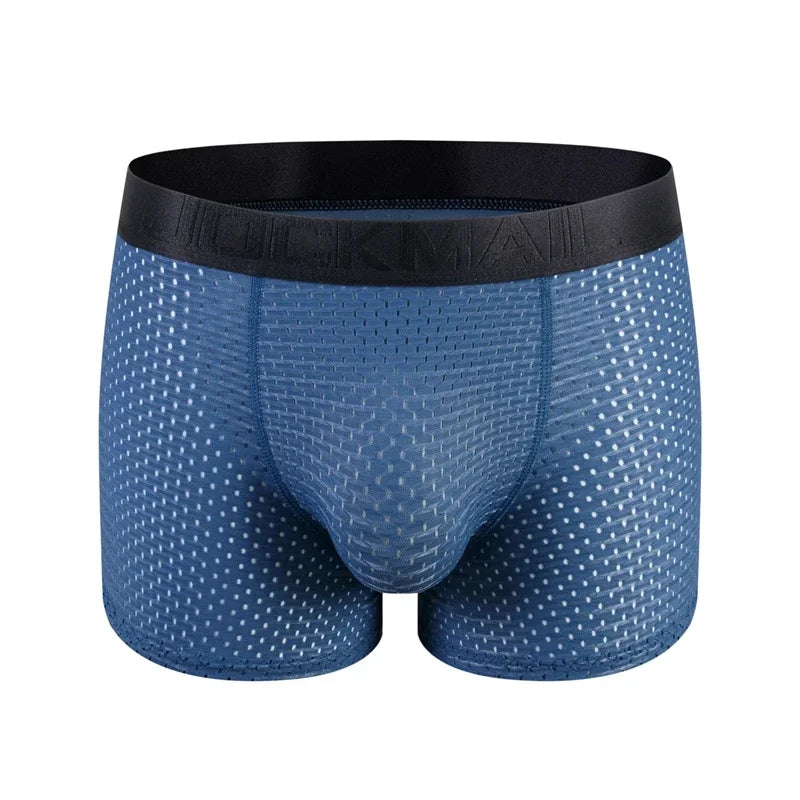 Nylon Ice Silk Men's Underwear Breathable Thickened Panties Buttocks Fake Butt Padded Butt Enhancer Booty Underpants