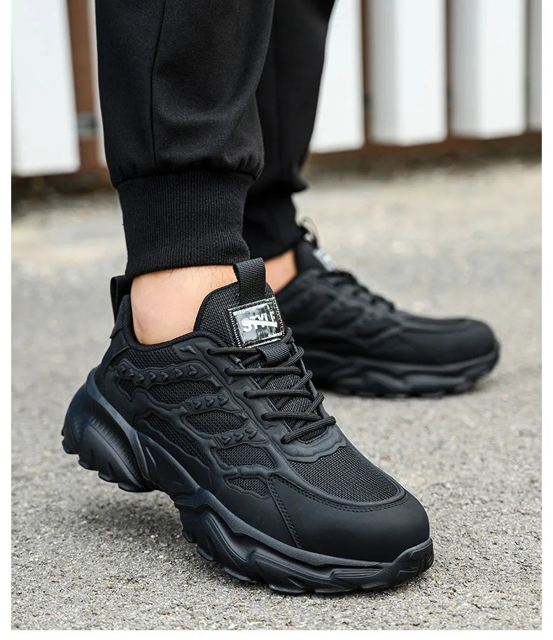 Newest Safety Shoes For Men's Women Puncture Proof Industrial Work Boots Steel Toe Anti-smash Indestructible Footwear