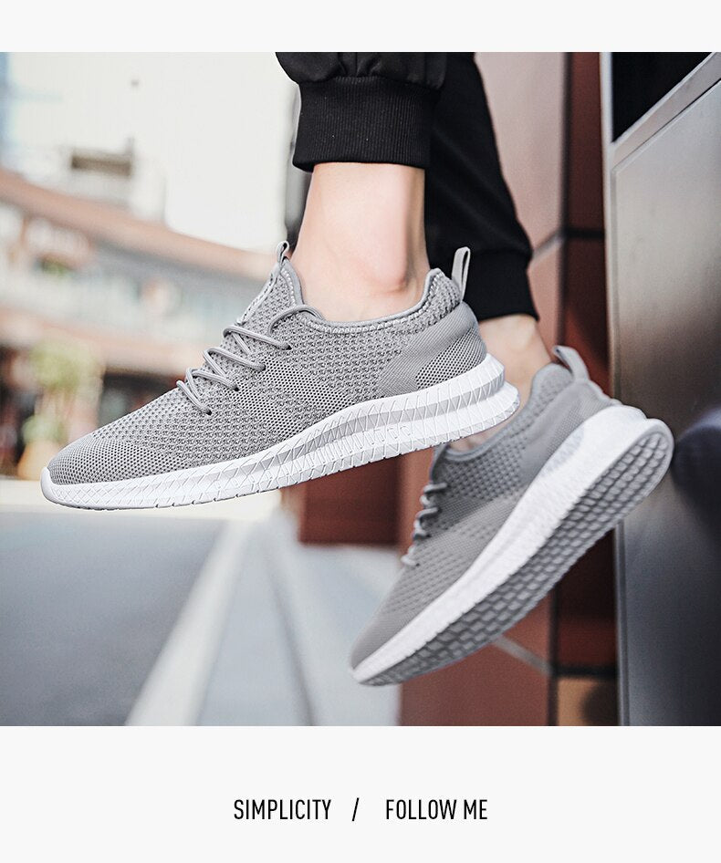Shoes Men's Sneakers Breathable Gym Casual Light Walking Footwear Zapatillas Hombre