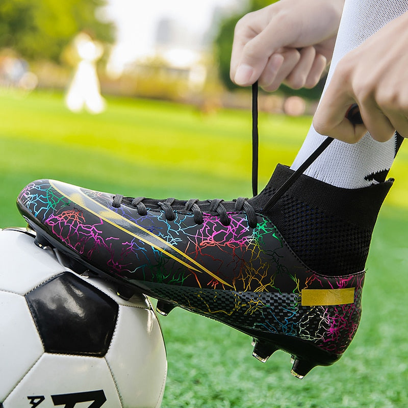 Men's Football Boots Professional Shoes for Kids Outdoor Breathable Soccer Society Indoor Soccer