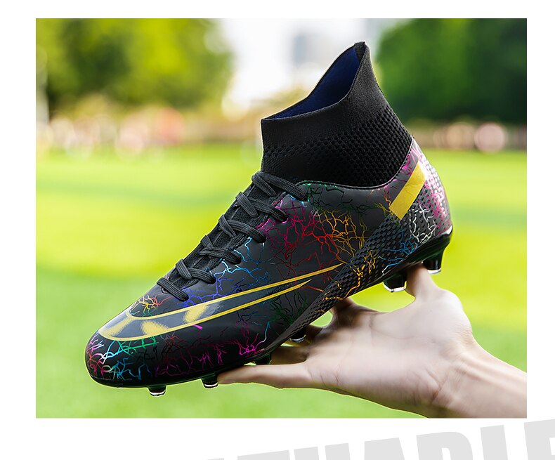 Men's Football Boots Professional Shoes for Kids Outdoor Breathable Soccer Society Indoor Soccer