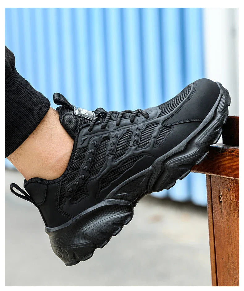 Newest Safety Shoes For Men's Women Puncture Proof Industrial Work Boots Steel Toe Anti-smash Indestructible Footwear