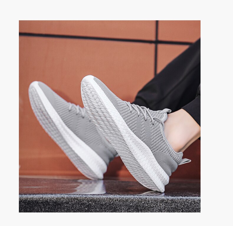 Shoes Men's Sneakers Breathable Gym Casual Light Walking Footwear Zapatillas Hombre