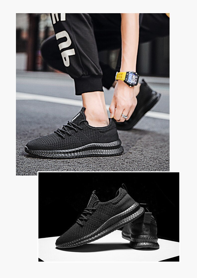 Shoes Men's Sneakers Breathable Gym Casual Light Walking Footwear Zapatillas Hombre