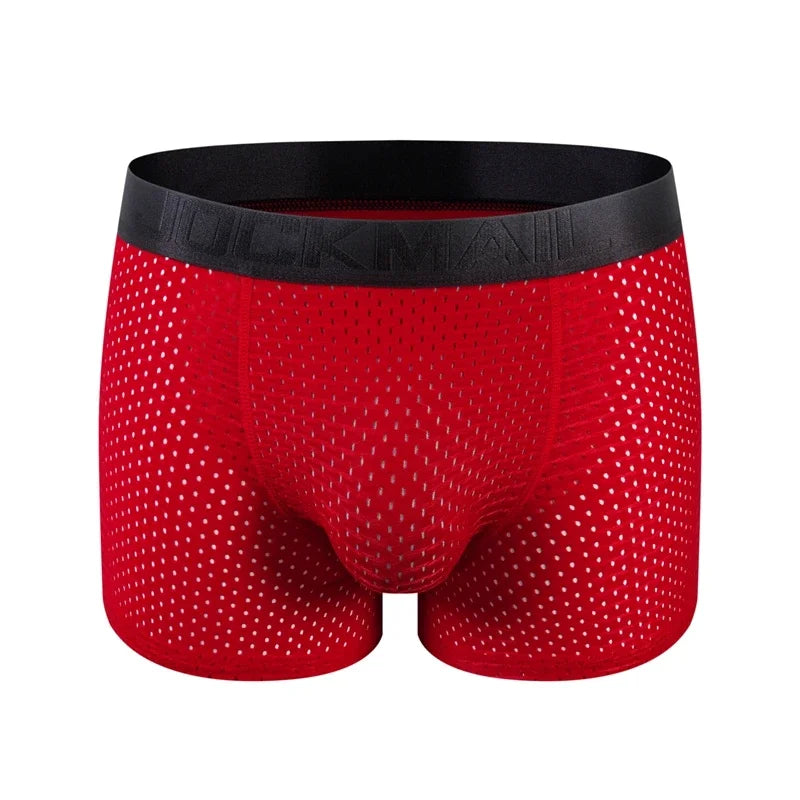 Nylon Ice Silk Men's Underwear Breathable Thickened Panties Buttocks Fake Butt Padded Butt Enhancer Booty Underpants