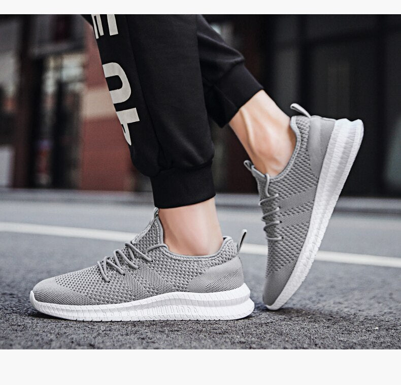Shoes Men's Sneakers Breathable Gym Casual Light Walking Footwear Zapatillas Hombre