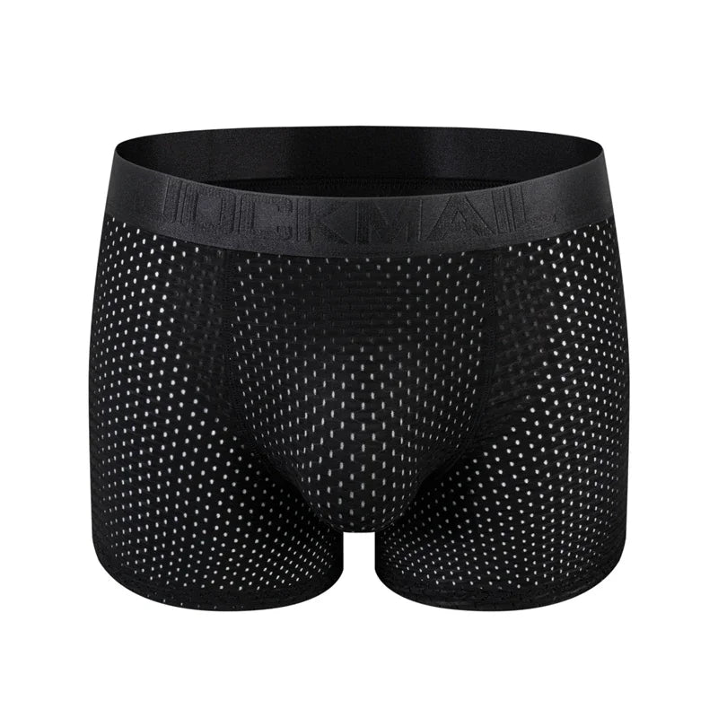 Nylon Ice Silk Men's Underwear Breathable Thickened Panties Buttocks Fake Butt Padded Butt Enhancer Booty Underpants