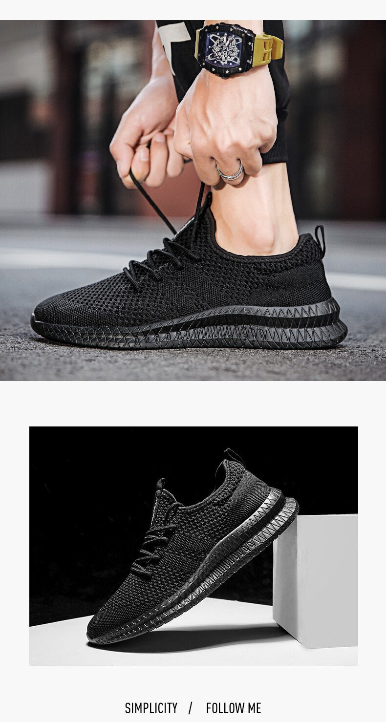 Shoes Men's Sneakers Breathable Gym Casual Light Walking Footwear Zapatillas Hombre
