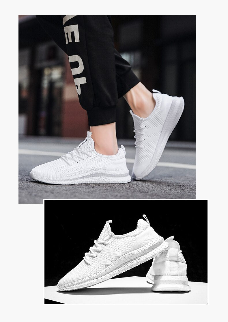 Shoes Men's Sneakers Breathable Gym Casual Light Walking Footwear Zapatillas Hombre