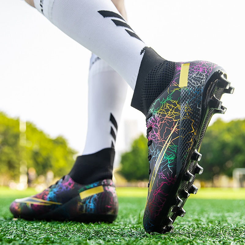 Men's Football Boots Professional Shoes for Kids Outdoor Breathable Soccer Society Indoor Soccer