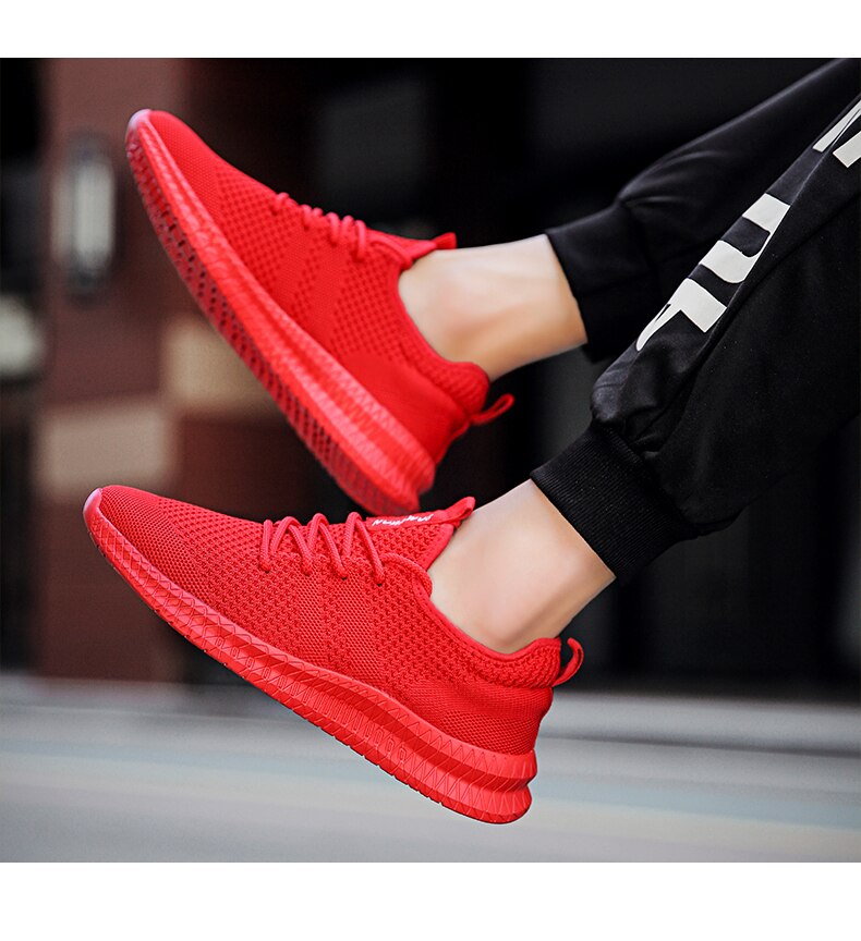 Shoes Men's Sneakers Breathable Gym Casual Light Walking Footwear Zapatillas Hombre