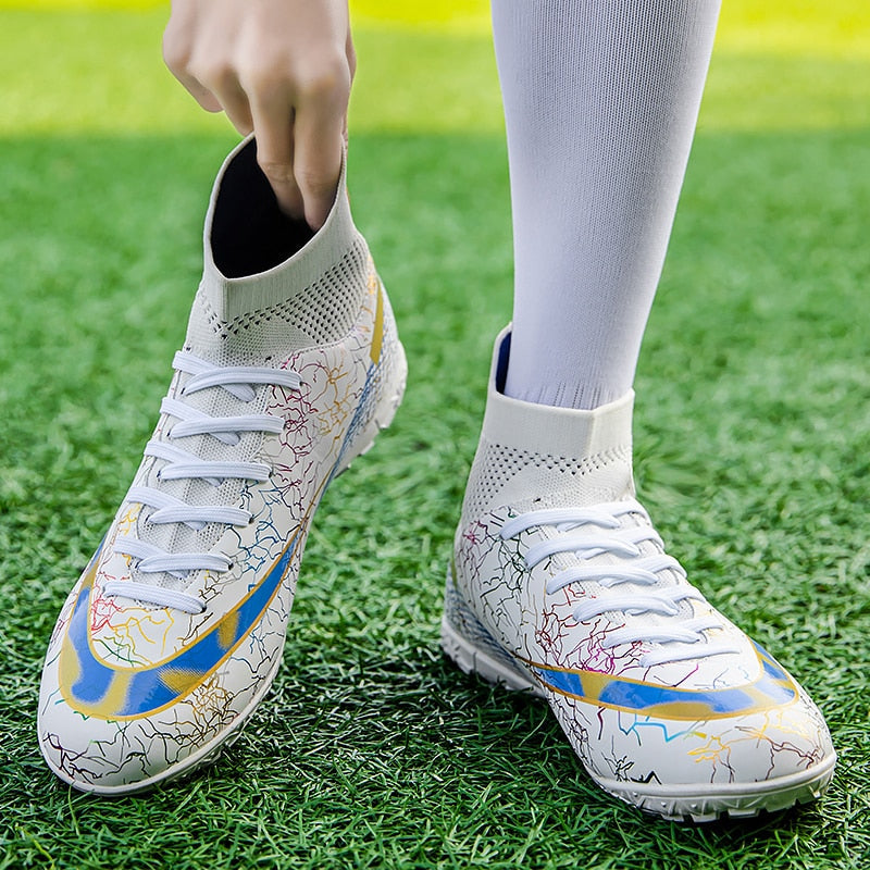 Men's Football Boots Professional Shoes for Kids Outdoor Breathable Soccer Society Indoor Soccer