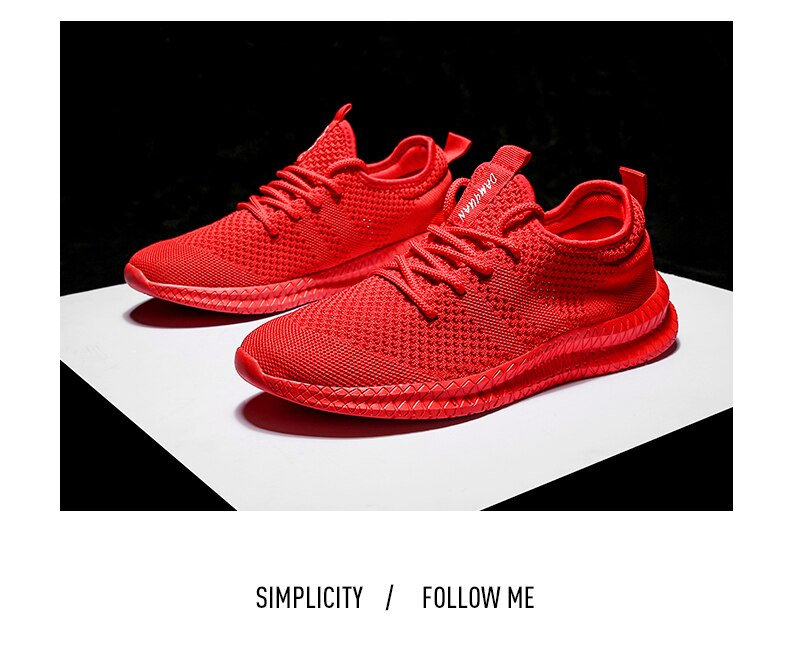 Shoes Men's Sneakers Breathable Gym Casual Light Walking Footwear Zapatillas Hombre