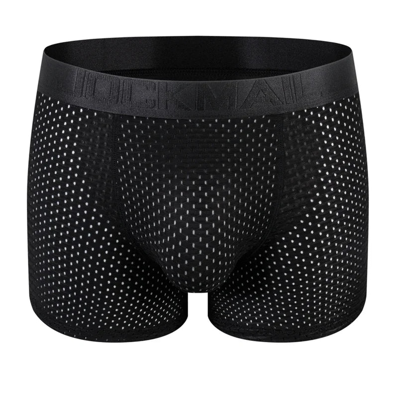 Nylon Ice Silk Men's Underwear Breathable Thickened Panties Buttocks Fake Butt Padded Butt Enhancer Booty Underpants