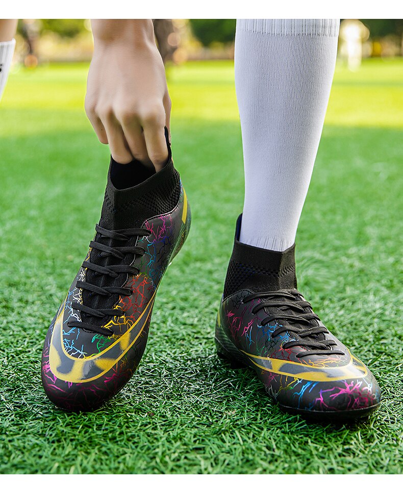 Men's Football Boots Professional Shoes for Kids Outdoor Breathable Soccer Society Indoor Soccer