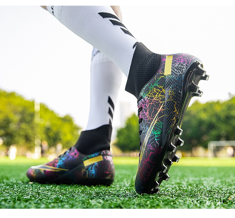 Men's Football Boots Professional Shoes for Kids Outdoor Breathable Soccer Society Indoor Soccer