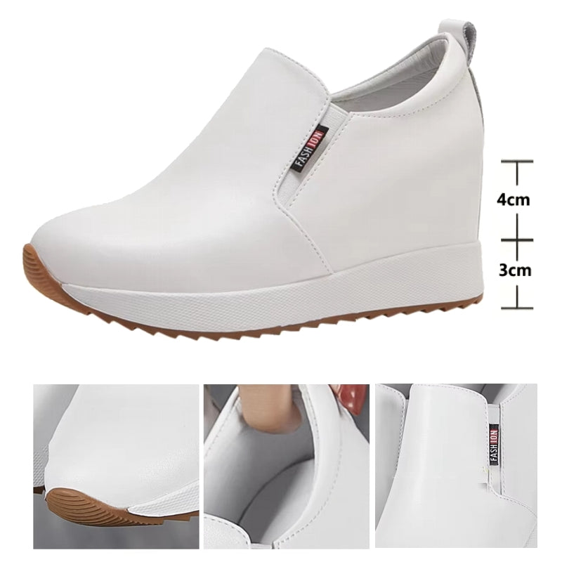 Genuine Leather Ankle Boot for Women 7cm