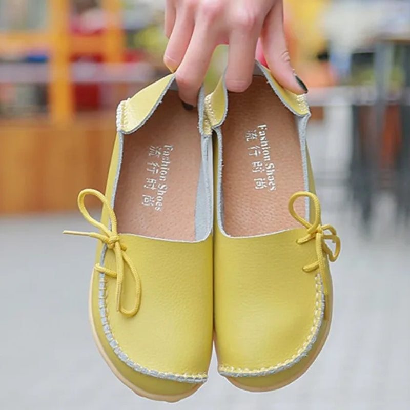 Women Shoes Slip On Bow Tie Flats Tennis Shoes