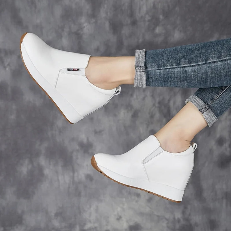 Genuine Leather Ankle Boot for Women 7cm