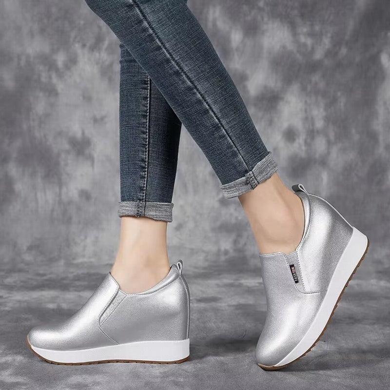 Genuine Leather Ankle Boot for Women 7cm
