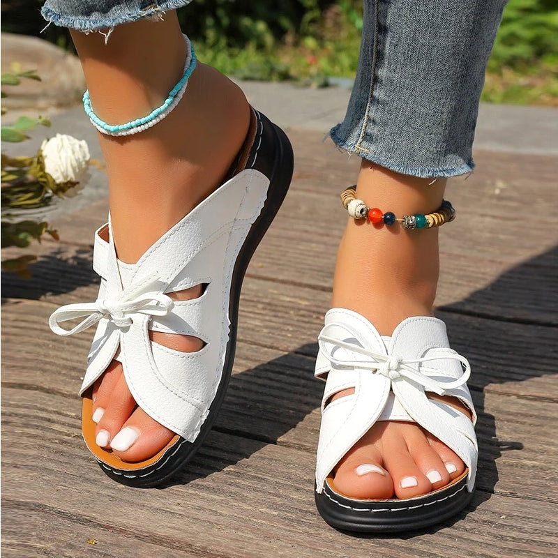 Women Sandals Sweet Wedges Heels Sandals