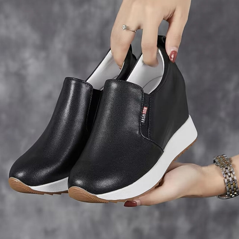 Genuine Leather Ankle Boot for Women 7cm