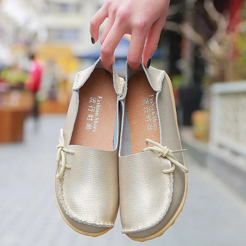 Women Shoes Slip On Bow Tie Flats Tennis Shoes