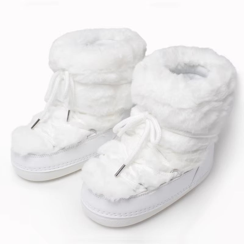 Winter Fur Women Snow Boots