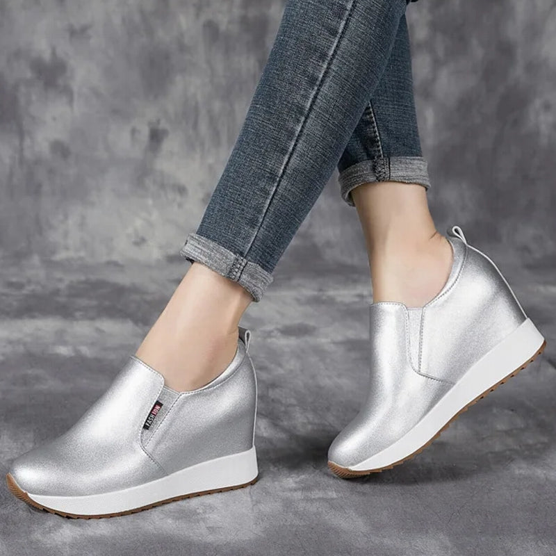 Genuine Leather Ankle Boot for Women 7cm