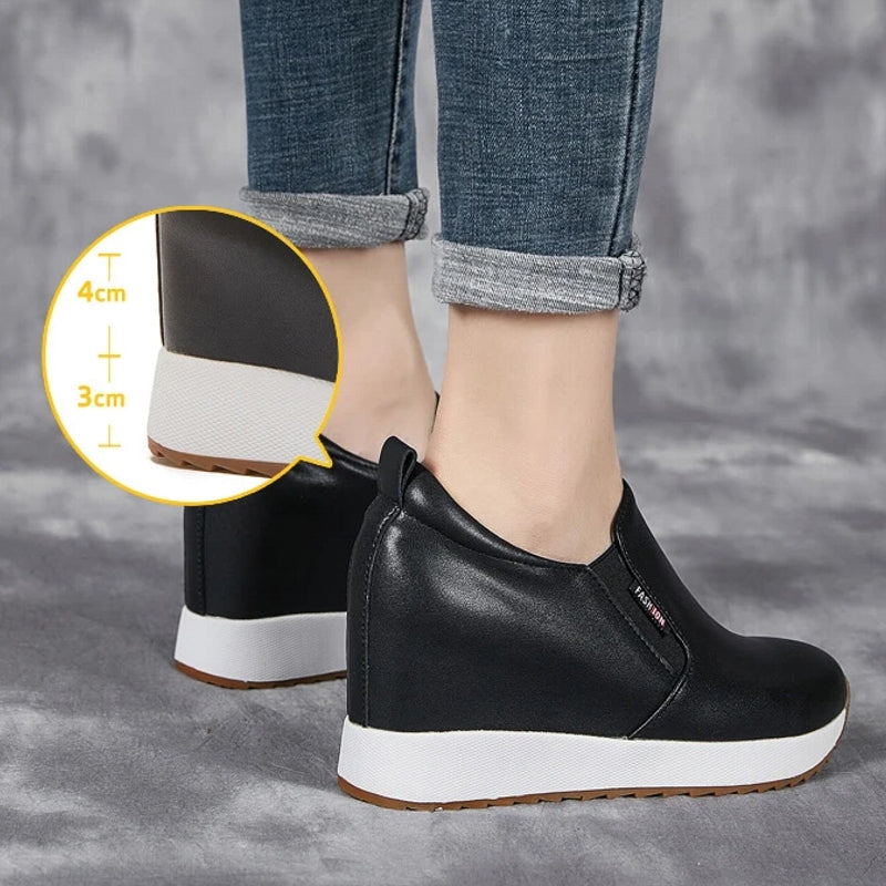Genuine Leather Ankle Boot for Women 7cm