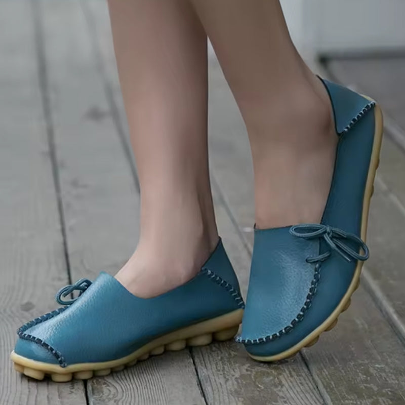 Women Shoes Slip On Bow Tie Flats Tennis Shoes
