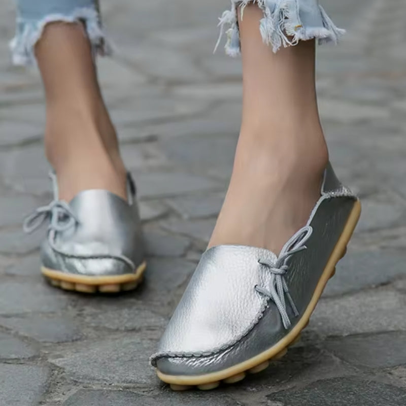 Women Shoes Slip On Bow Tie Flats Tennis Shoes