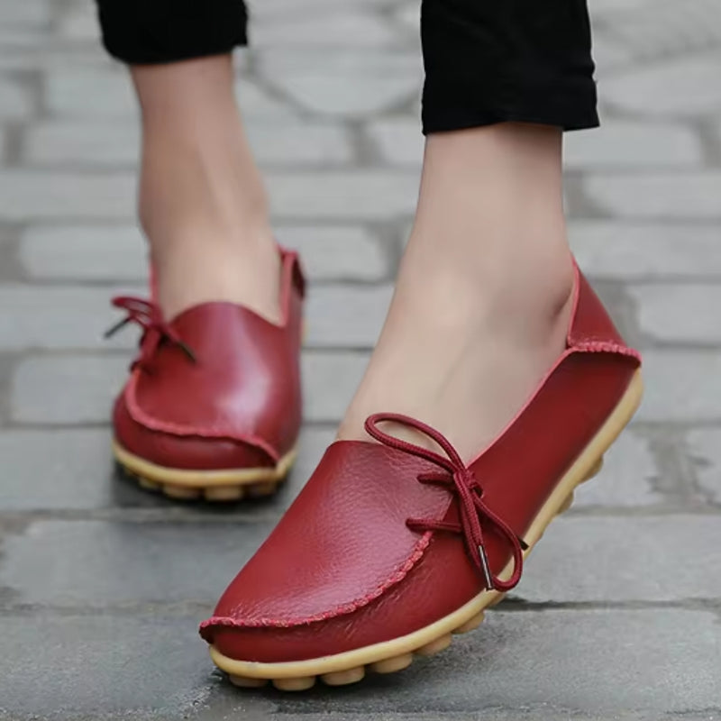 Women Shoes Slip On Bow Tie Flats Tennis Shoes