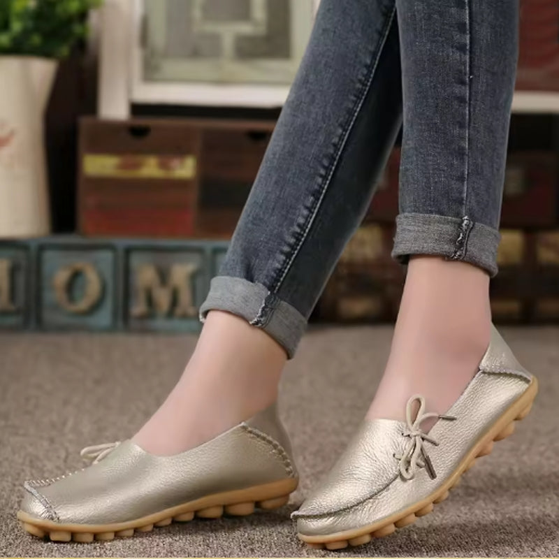 Women Shoes Slip On Bow Tie Flats Tennis Shoes