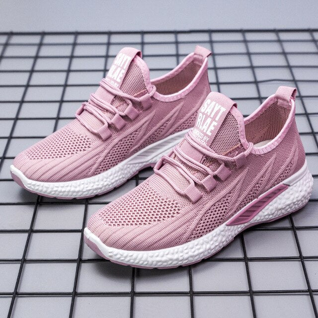 Mesh Casual Shoes Lace Up Men Shoes Lightweight